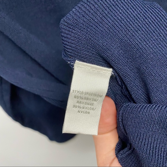 VINTAGE CONRAD C. BLUE & WHITE CARDIGAN - Picture 7 of 7